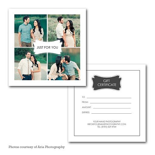 Clayton Gift Certificate Template