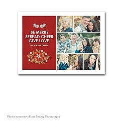 Spread Cheer Holiday Card Template