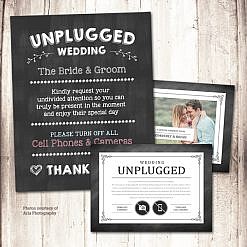 Unplugged Wedding Kit