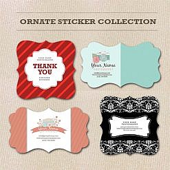 Ornate Sticker Collection
