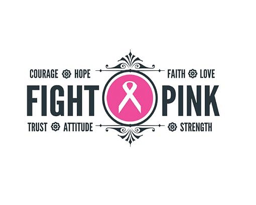 Fight Pink Word Art