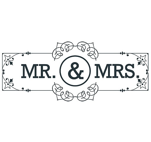 Mr. and Mrs. Word Art