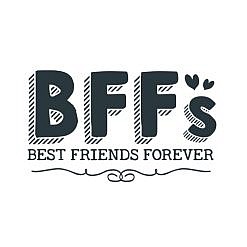 BFF Best Friends Forver Word Art