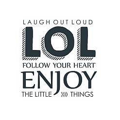 Laugh Out Loud Word Art