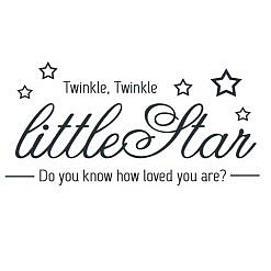 Twinkle Little Star Word Art