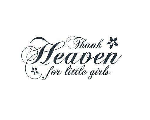 Thank Heaven Word Art