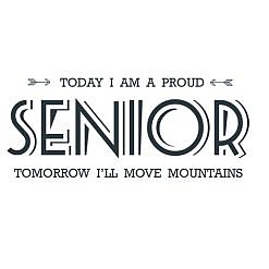 Proud Senior Word Art