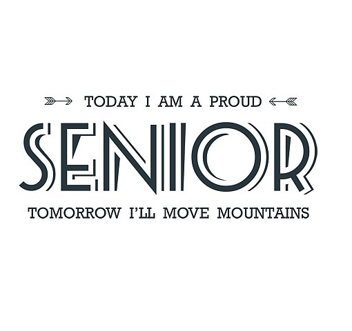 Proud Senior Word Art