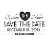 Kateline Save The Date Word Art