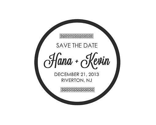 Hana Save The Date Word Art