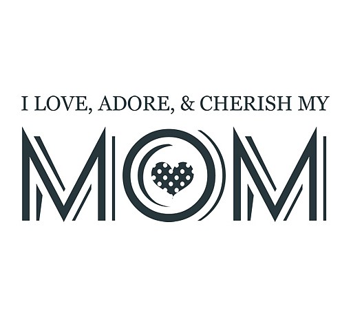 Cherish Mom Word Art