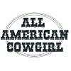 All American Cowgirl Word Art
