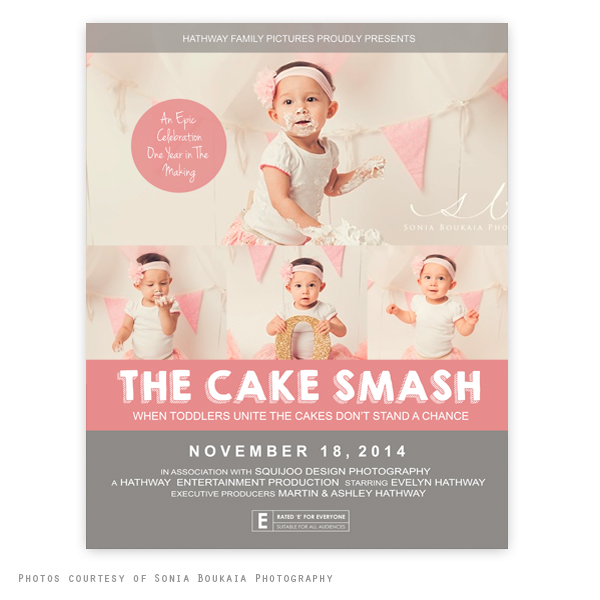 The Cake Smash Movie Poster Template Squijoo Com