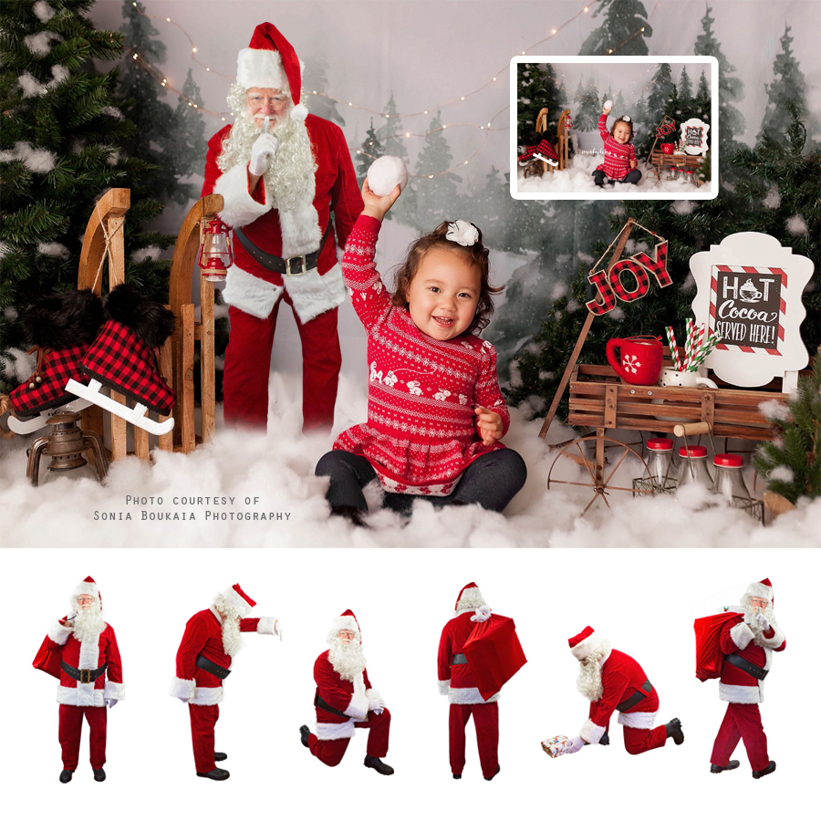 All 96+ Images how to superimpose santa on a picture Completed