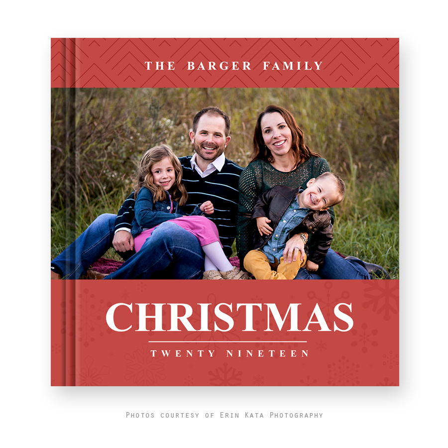 Family Christmas Photo Album, Print Templates
