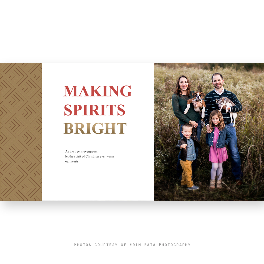 Family Christmas Album Book (12×12) –