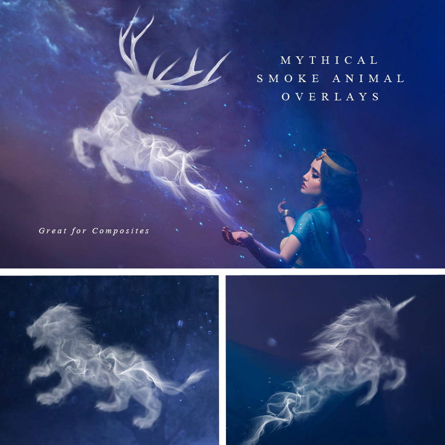 Mythical Smoke Animal Overlays – 