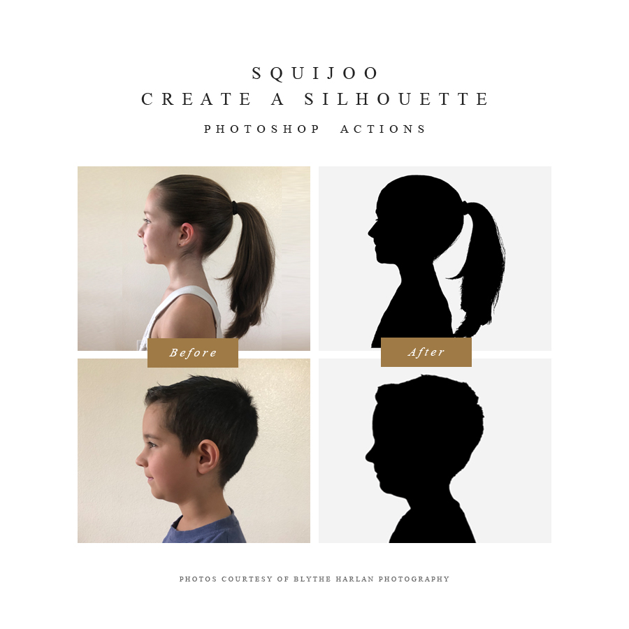 Squijoo Create A Silhouette Photoshop Actions Squijoo Com