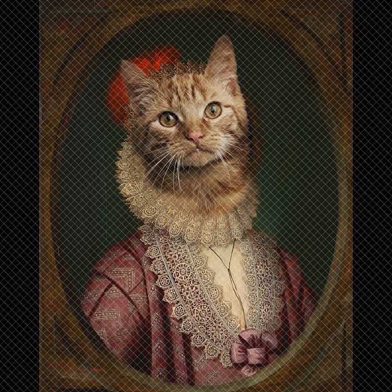 Renaissance Portrait Digital Backdrop – Queenland – Squijoo.com