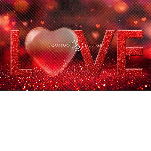 Valentine LOVE Globe Digital Backdrop – Squijoo.com