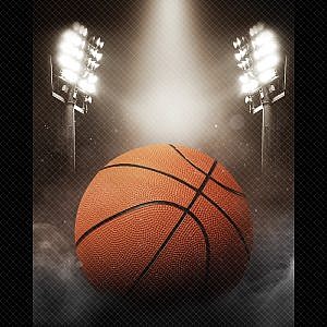 Basketball Sports Digital Backdrop – Spot Light – Squijoo.com