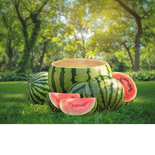 Giant Watermelon Digital Backdrop - Image 2