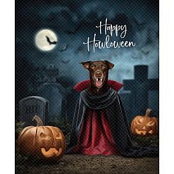 Halloween Digital Backdrop - Pet Vampire