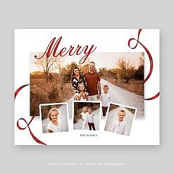 Christmas Collage - Merry Ribbon
