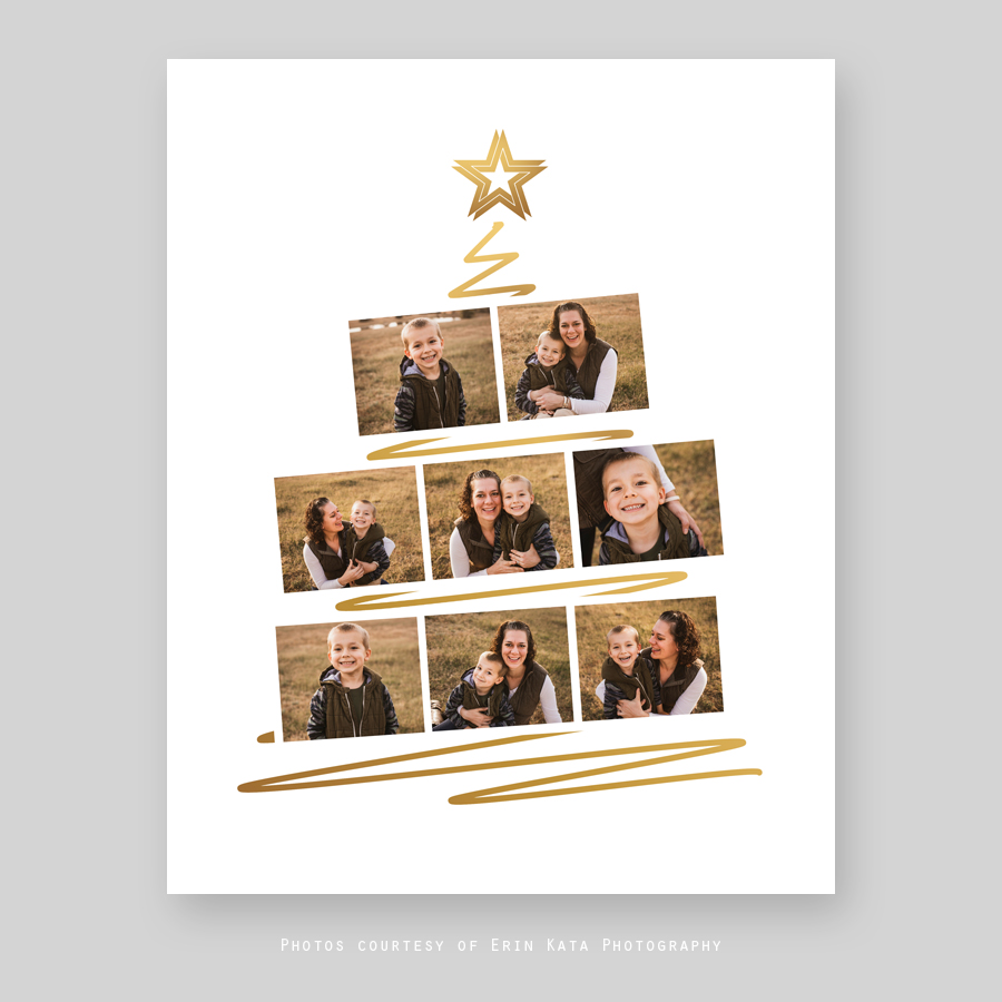 Christmas Collage - Star Tree