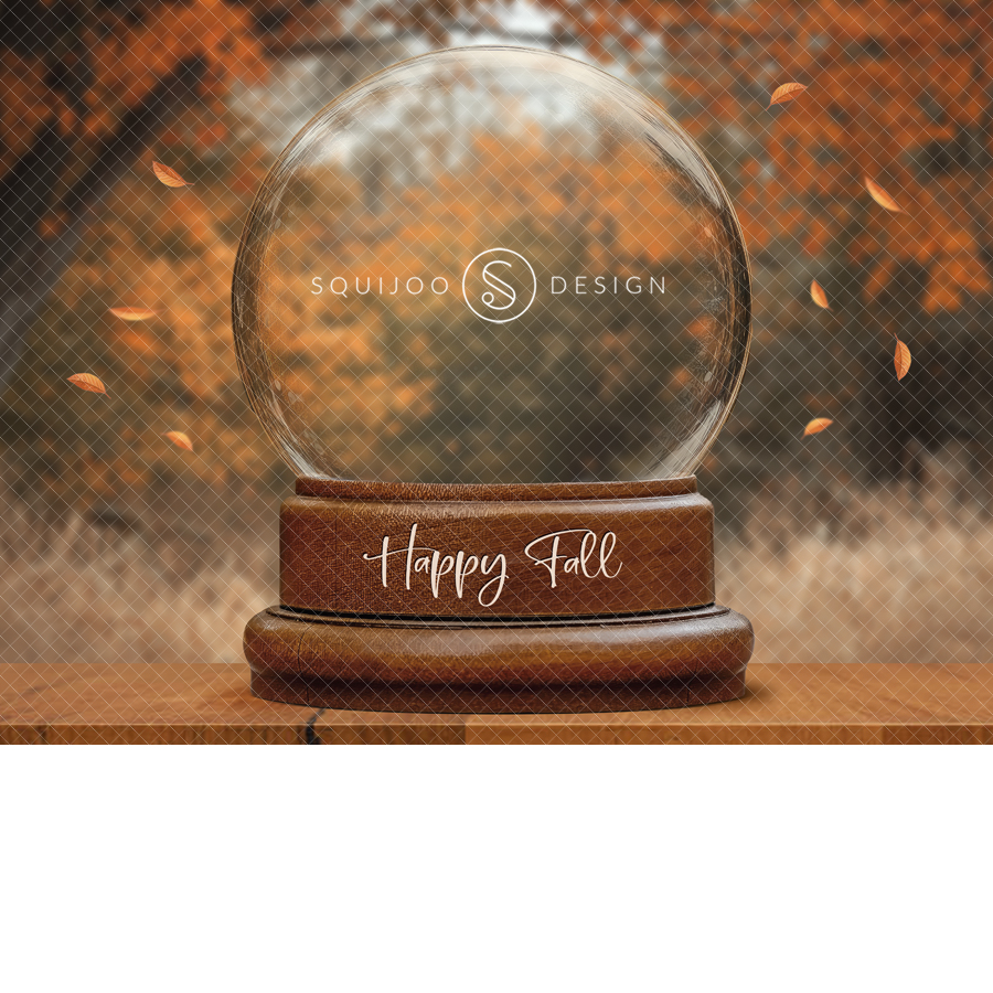 Fall Digital Backdrop - Season Globe - Image 2