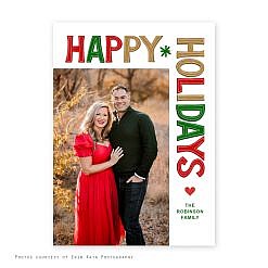 Holiday Card - Happy Colors