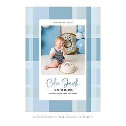 Cake Smash Marketing Board - Plaid