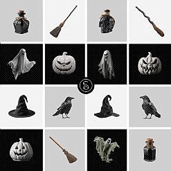 Halloween Digital Overlays - Spook Fest