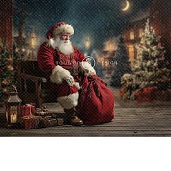 Santa Digital Backdrop - Studio Gift