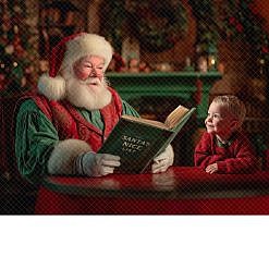 Santa Digital Backdrop - Nice List