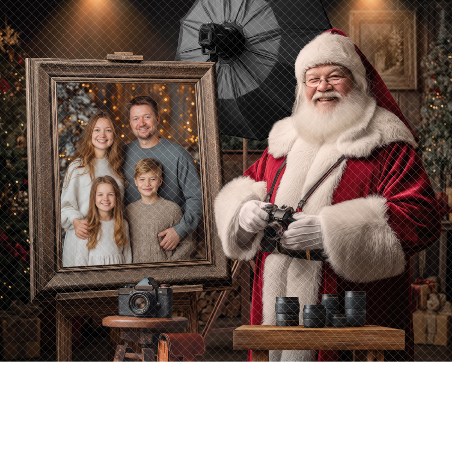 Santa Digital Backdrop - Photography Studio