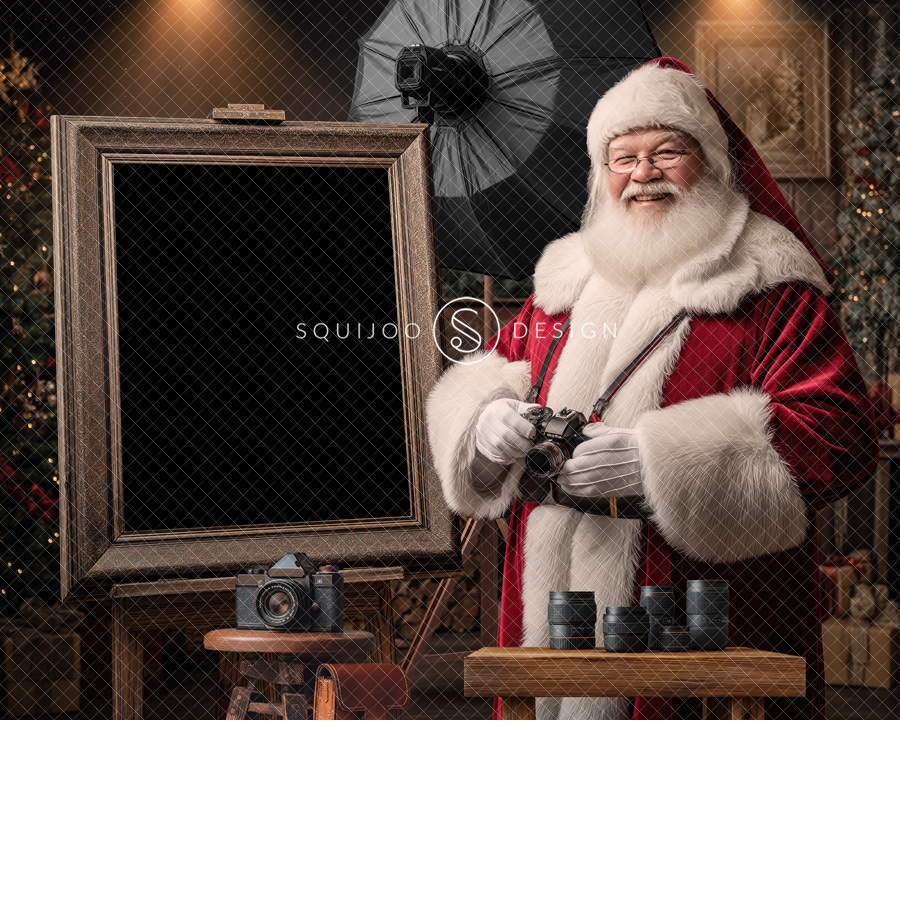 Santa Digital Backdrop - Photography Studio - Image 2