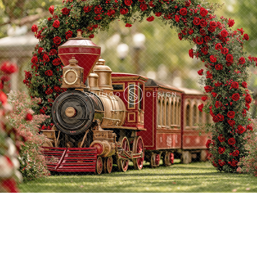 Valentine Digital Backdrop - Train Arch