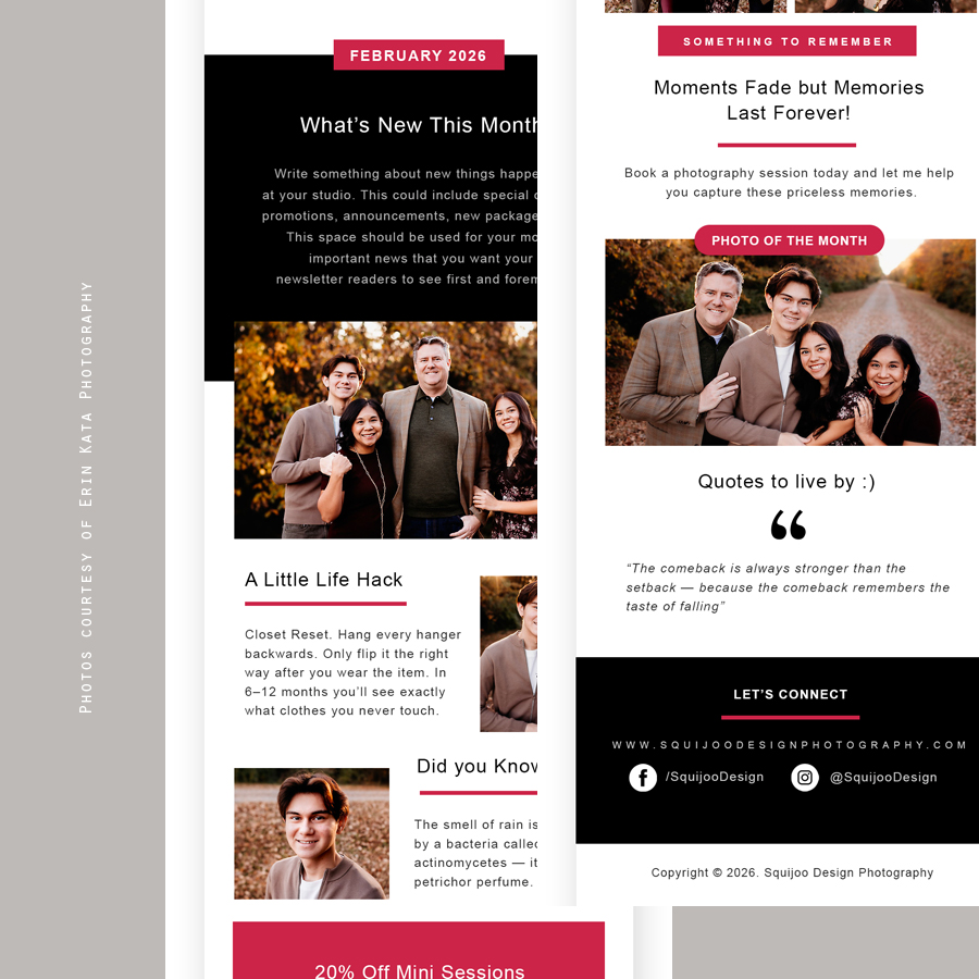 Email Newsletter Template - February 2026