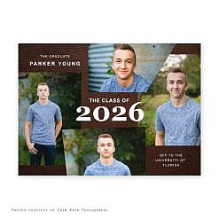 Graduation Announcement - Leather
