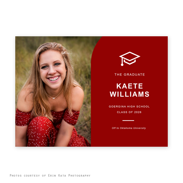 Graduation Announcement - Curvisa