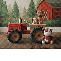 Toy Tractor Studio Digital Backdrop