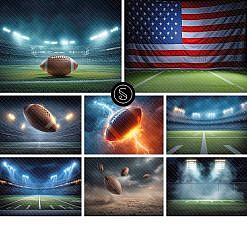 Sports Digital Backdrops - Football Fierce