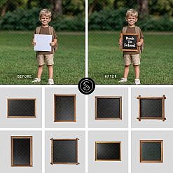 Prop Digital Overlays - Chalkboard Frames