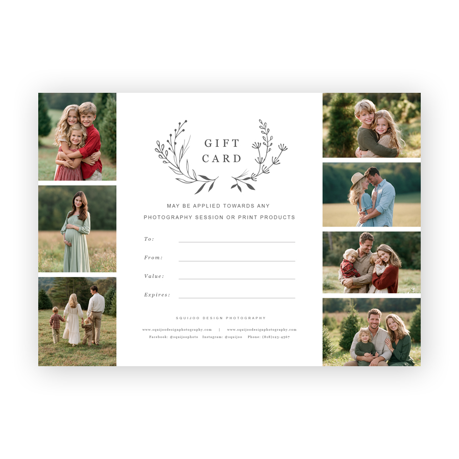 Gift Card Template - Nioska