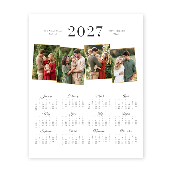 2027 Calendar - Pentor