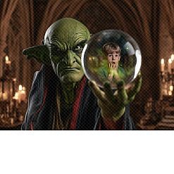 Halloween Digital Backdrop - Monster Crystal