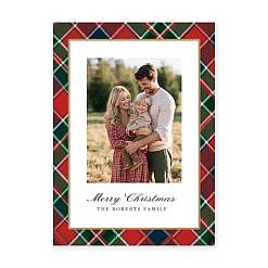 Holiday Card - Plaid Border