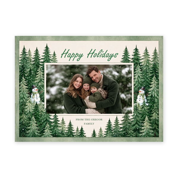 Holiday Card - Joy Pines