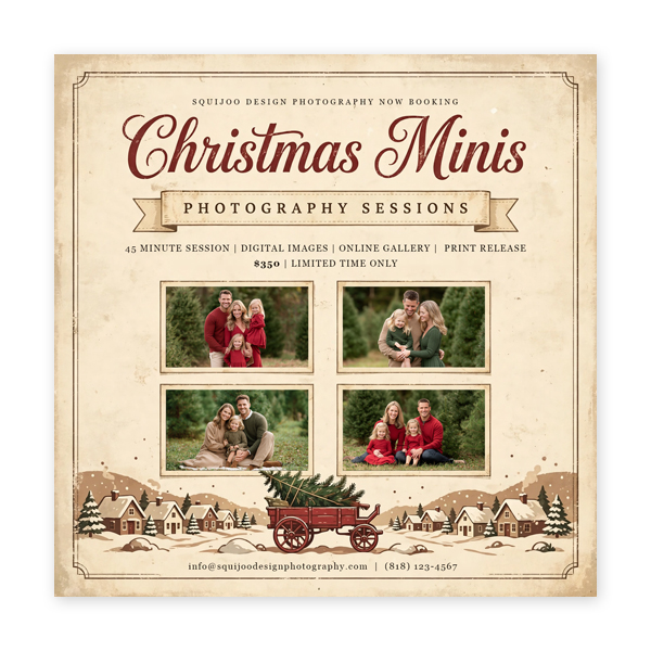 Christmas Marketing Board - Vintagia